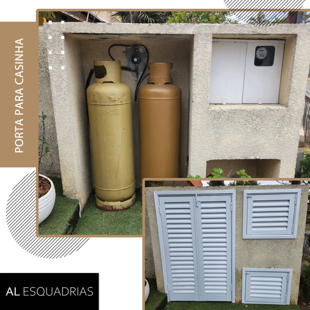 Porta para Casinha do Gás em Cajamar